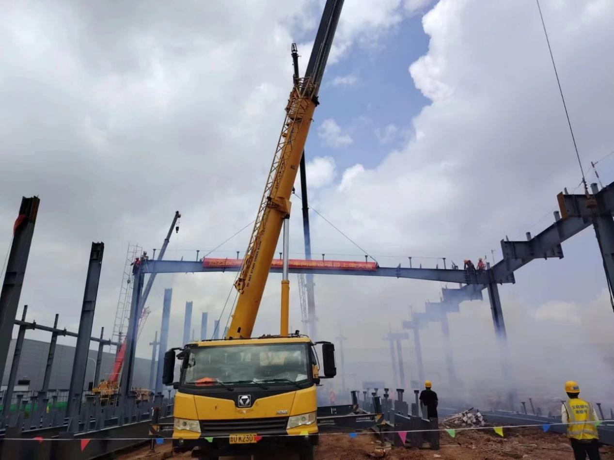 Proġett ta 'kostruzzjoni ta' Workshop ta 'Produzzjoni ta' Partijiet ta 'Chery KD fuq ir-raġġ, EIHE induna li Chery Automobile Qingdao Base Construction Project rebaħ l-offerta 