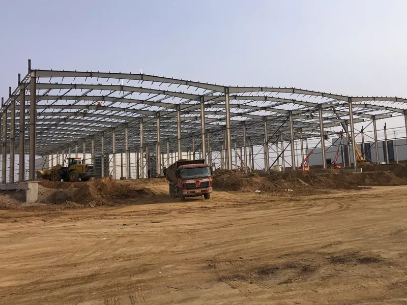 Bini tal-maħżen tal-metall tal-azzar prefabbrikat