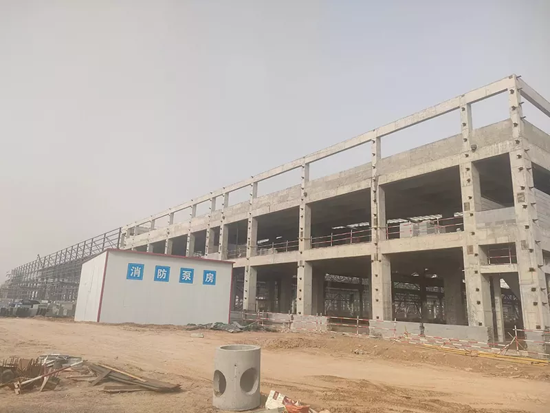 Bini tal-maħżen tal-istruttura tal-azzar prefabbrika