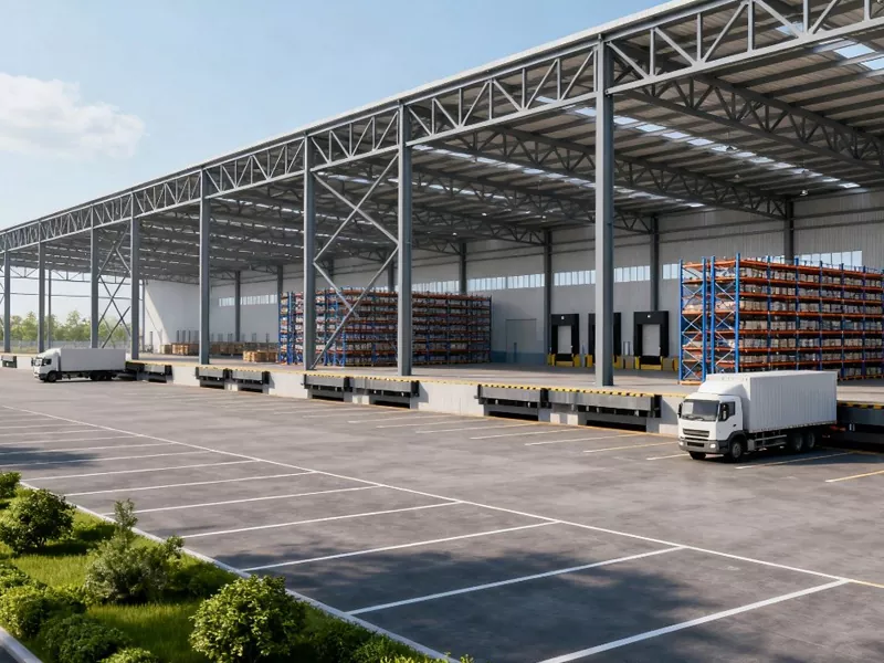 Bini taċ-Ċentru tad-Distribuzzjoni tal-Istruttura tal-Azzar